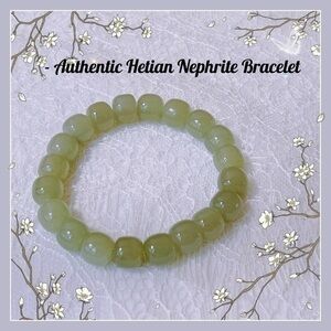 - Authentic Hetian Nephrite bracelet w/ certificate